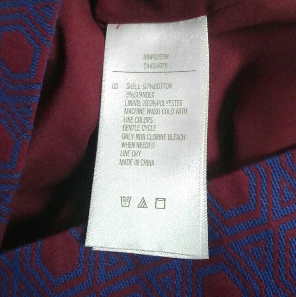 Fossil Skirt Geometric Print Size 4 - Picture 7 of 8